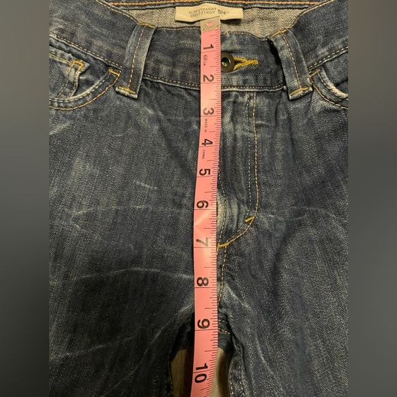 Vintage White Tab Levis 514 Slim Straight Jeans - Picture 8 of 8